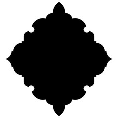 Islamic Label Emblem Shape Glyph Pictogram symbol visual illustration