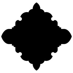 Islamic Label Emblem Shape Glyph Pictogram symbol visual illustration