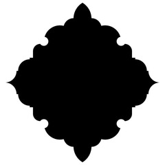 Islamic Label Emblem Shape Glyph Pictogram symbol visual illustration