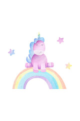 Kawaii Unicorn Daydreams, Cute Unicorn Illustrations for All Projects
