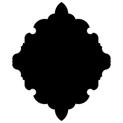Islamic Label Emblem Shape Glyph Pictogram symbol visual illustration