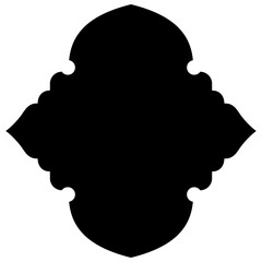 Islamic Label Emblem Shape Glyph Pictogram symbol visual illustration