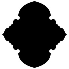Islamic Label Emblem Shape Glyph Pictogram symbol visual illustration