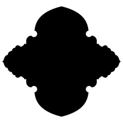 Islamic Label Emblem Shape Glyph Pictogram symbol visual illustration