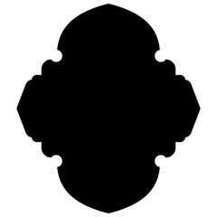Islamic Label Emblem Shape Glyph Pictogram symbol visual illustration