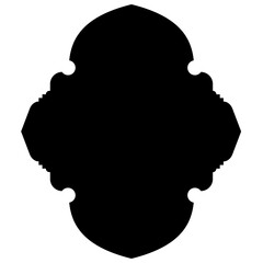 Islamic Label Emblem Shape Glyph Pictogram symbol visual illustration