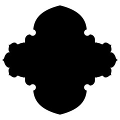 Islamic Label Emblem Shape Glyph Pictogram symbol visual illustration