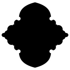 Islamic Label Emblem Shape Glyph Pictogram symbol visual illustration