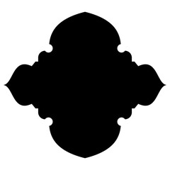 Islamic Label Emblem Shape Glyph Pictogram symbol visual illustration