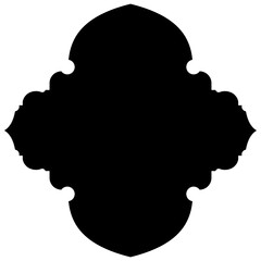 Islamic Label Emblem Shape Glyph Pictogram symbol visual illustration