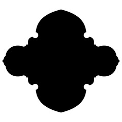 Islamic Label Emblem Shape Glyph Pictogram symbol visual illustration