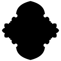 Islamic Label Emblem Shape Glyph Pictogram symbol visual illustration