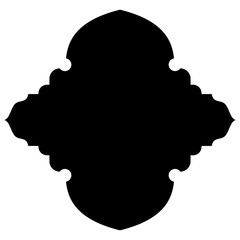 Islamic Label Emblem Shape Glyph Pictogram symbol visual illustration