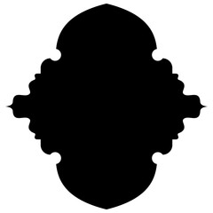 Islamic Label Emblem Shape Glyph Pictogram symbol visual illustration