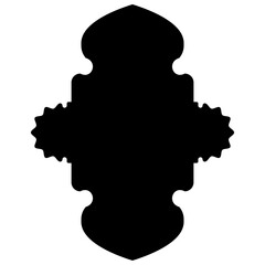 Islamic Label Emblem Shape Glyph Pictogram symbol visual illustration