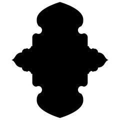 Islamic Label Emblem Shape Glyph Pictogram symbol visual illustration