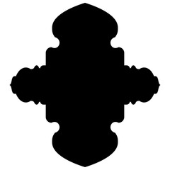 Islamic Label Emblem Shape Glyph Pictogram symbol visual illustration