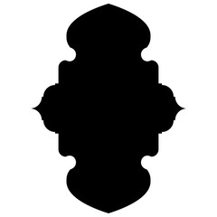 Islamic Label Emblem Shape Glyph Pictogram symbol visual illustration