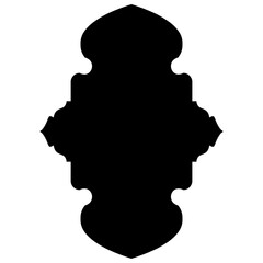 Islamic Label Emblem Shape Glyph Pictogram symbol visual illustration