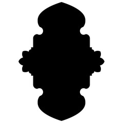 Islamic Label Emblem Shape Glyph Pictogram symbol visual illustration