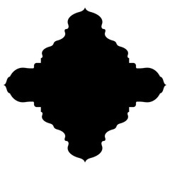 Islamic Label Emblem Shape Glyph Pictogram symbol visual illustration