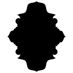 Islamic Label Emblem Shape Glyph Pictogram symbol visual illustration