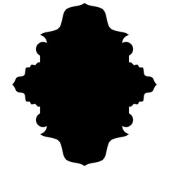 Islamic Label Emblem Shape Glyph Pictogram symbol visual illustration