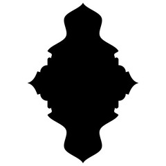 Islamic Label Emblem Shape Glyph Pictogram symbol visual illustration