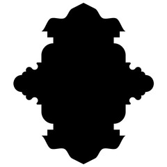 Islamic Label Emblem Shape Glyph Pictogram symbol visual illustration