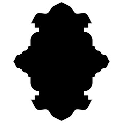 Islamic Label Emblem Shape Glyph Pictogram symbol visual illustration