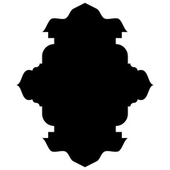 Islamic Label Emblem Shape Glyph Pictogram symbol visual illustration