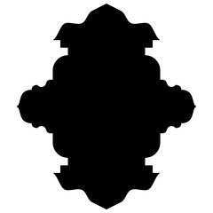 Islamic Label Emblem Shape Glyph Pictogram symbol visual illustration
