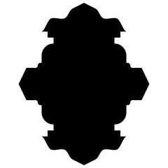 Islamic Label Emblem Shape Glyph Pictogram symbol visual illustration