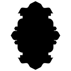 Islamic Label Emblem Shape Glyph Pictogram symbol visual illustration