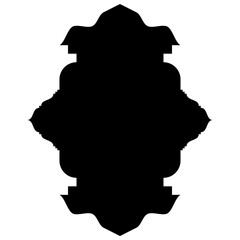 Islamic Label Emblem Shape Glyph Pictogram symbol visual illustration