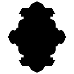 Islamic Label Emblem Shape Glyph Pictogram symbol visual illustration