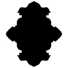 Islamic Label Emblem Shape Glyph Pictogram symbol visual illustration