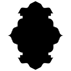 Islamic Label Emblem Shape Glyph Pictogram symbol visual illustration