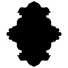 Islamic Label Emblem Shape Glyph Pictogram symbol visual illustration