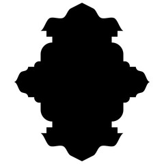 Islamic Label Emblem Shape Glyph Pictogram symbol visual illustration