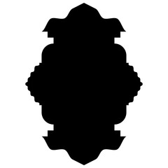 Islamic Label Emblem Shape Glyph Pictogram symbol visual illustration