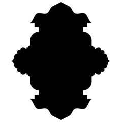 Islamic Label Emblem Shape Glyph Pictogram symbol visual illustration