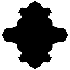 Islamic Label Emblem Shape Glyph Pictogram symbol visual illustration