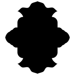 Islamic Label Emblem Shape Glyph Pictogram symbol visual illustration