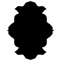 Islamic Label Emblem Shape Glyph Pictogram symbol visual illustration