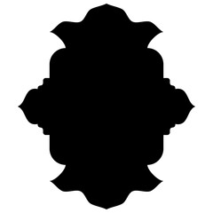 Islamic Label Emblem Shape Glyph Pictogram symbol visual illustration