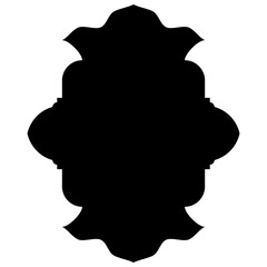 Islamic Label Emblem Shape Glyph Pictogram symbol visual illustration