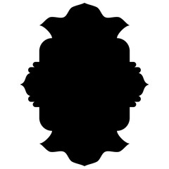 Islamic Label Emblem Shape Glyph Pictogram symbol visual illustration