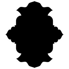 Islamic Label Emblem Shape Glyph Pictogram symbol visual illustration
