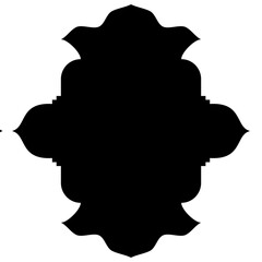 Islamic Label Emblem Shape Glyph Pictogram symbol visual illustration